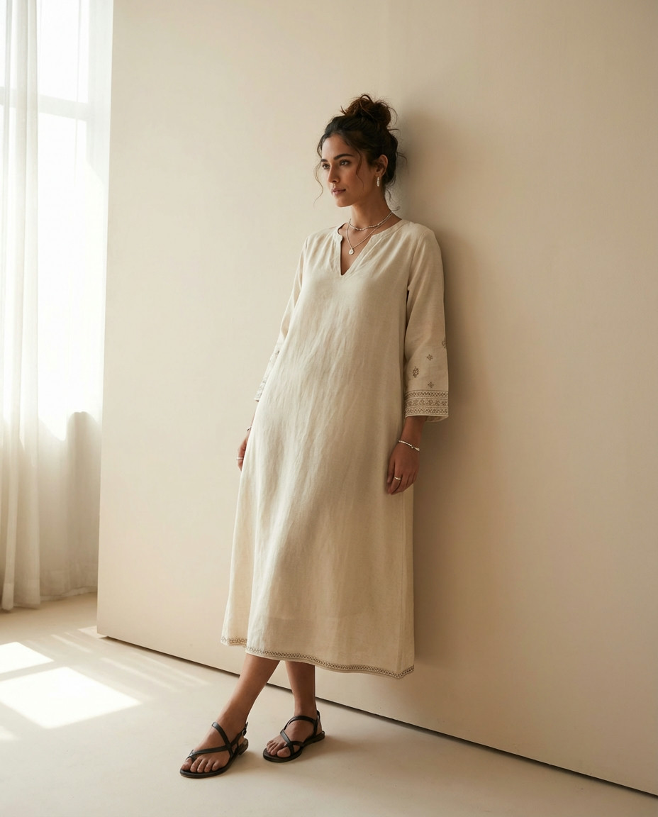 The Modern Office Shirtdress with a Belt