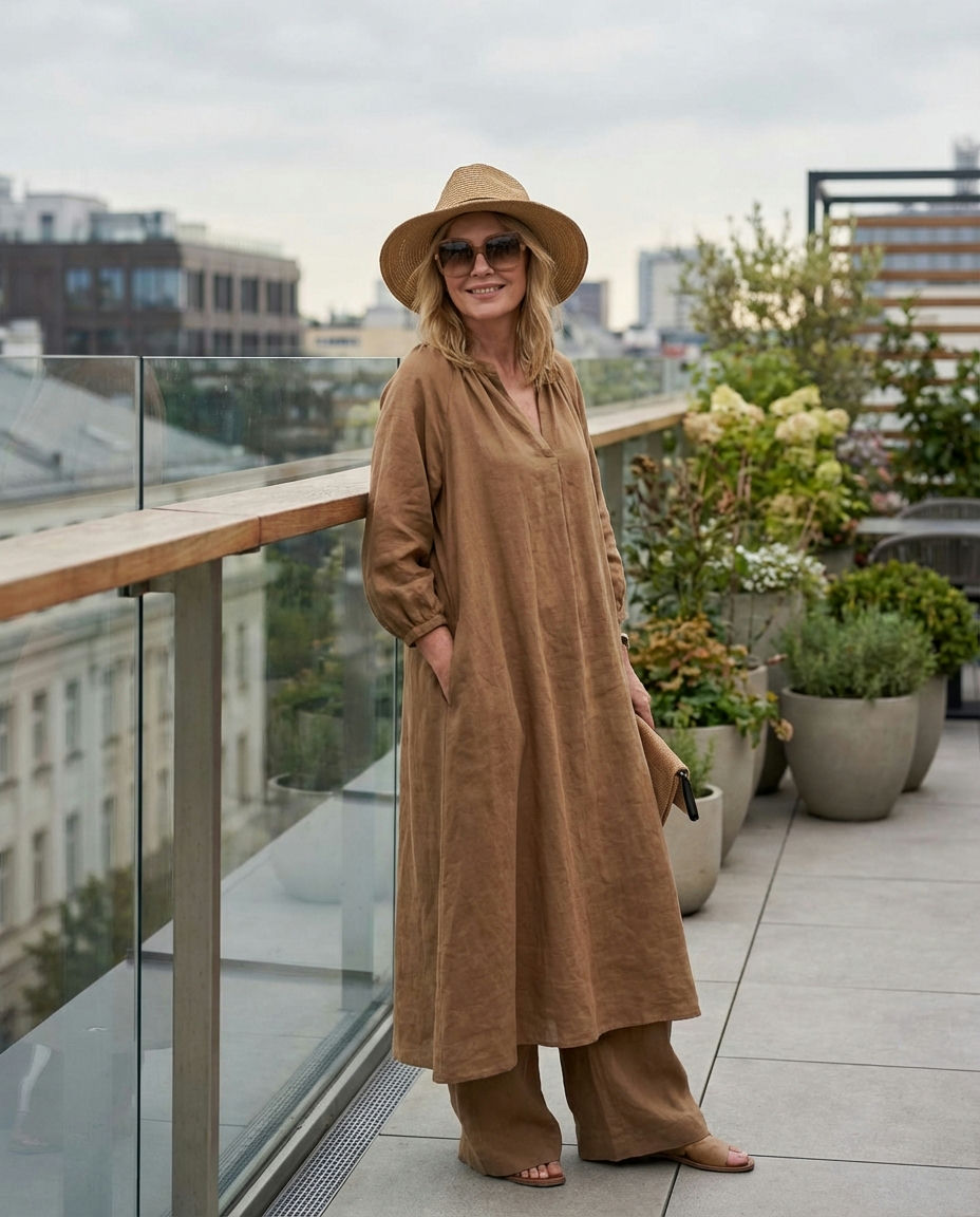 Modest Summer Maxi Dress for Elegant Outings
