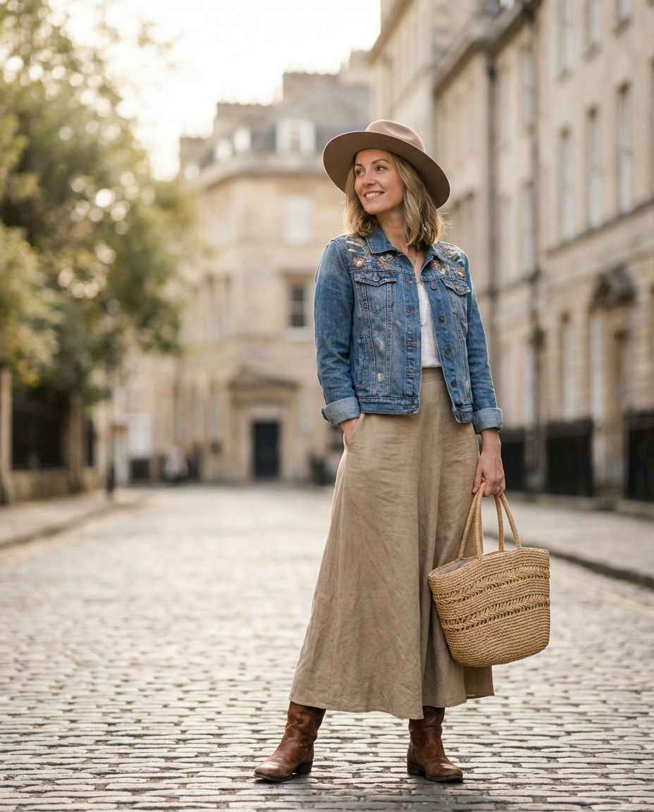 The Structured Blazer & Western Belt