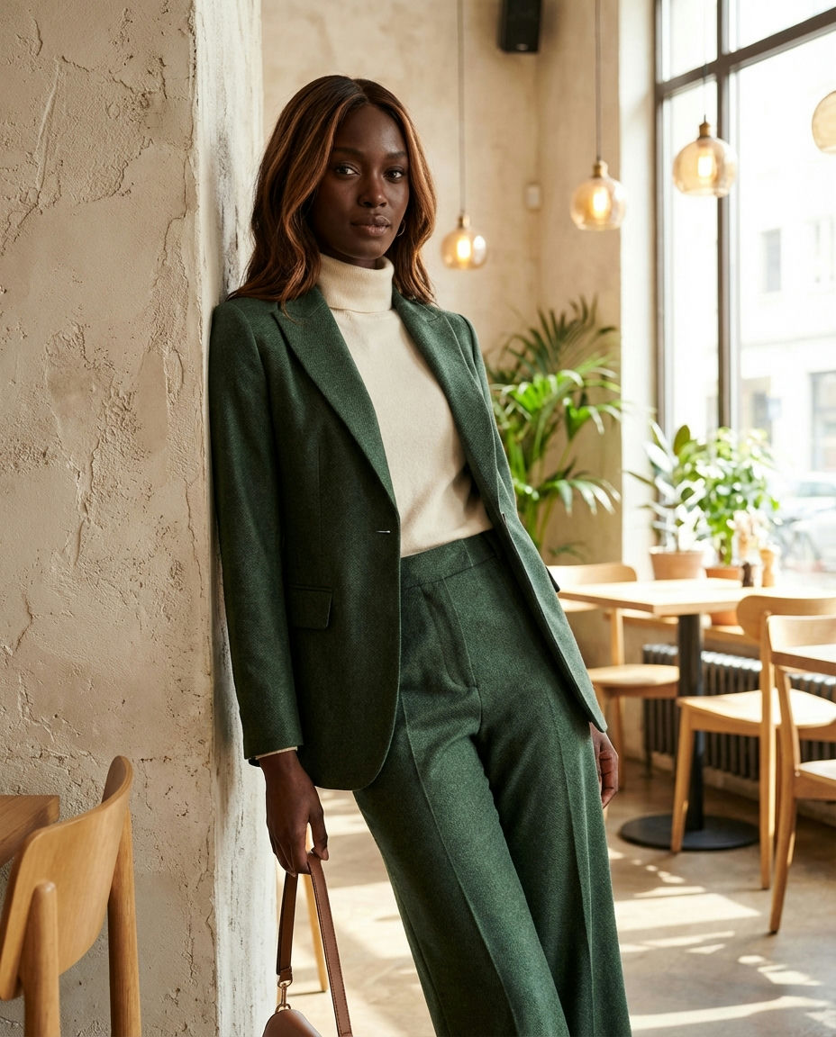 The Statement Blouse & Tailored Trousers