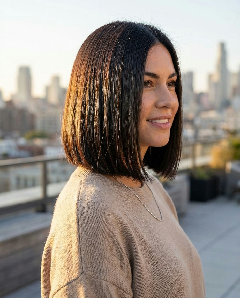 Voluminous Textured Crop for Round Face