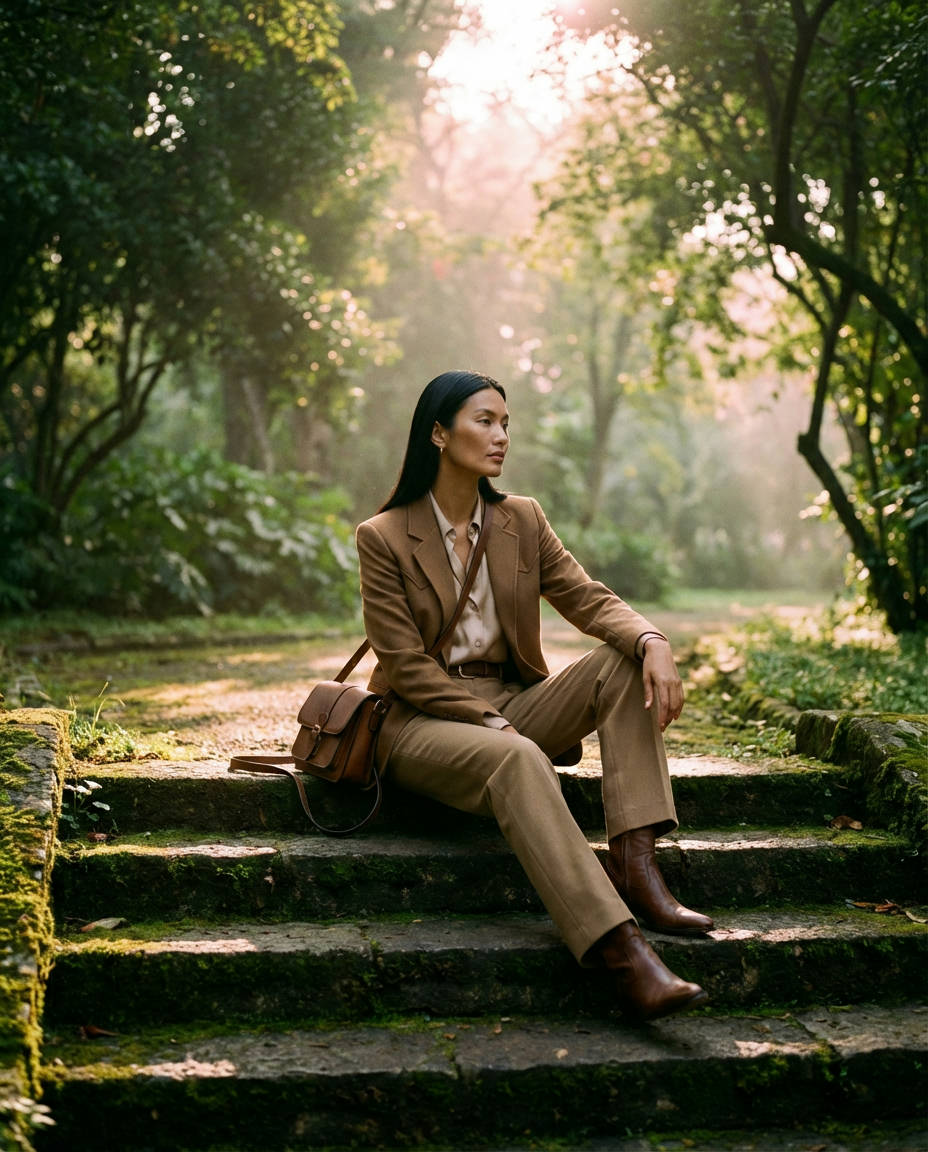 Western Blazer-Midi-Dress