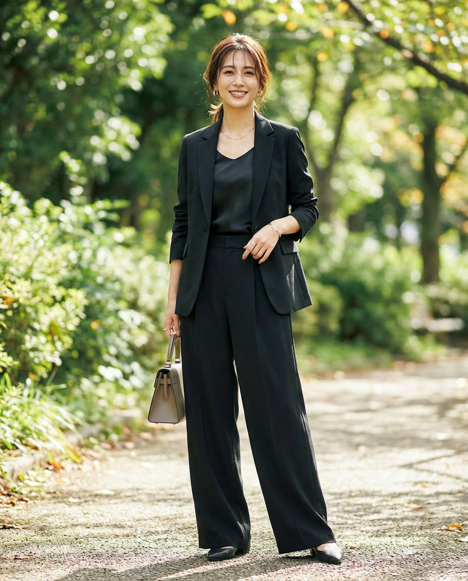 Casual Chic with High-Waisted-Skirt-and-Sweater