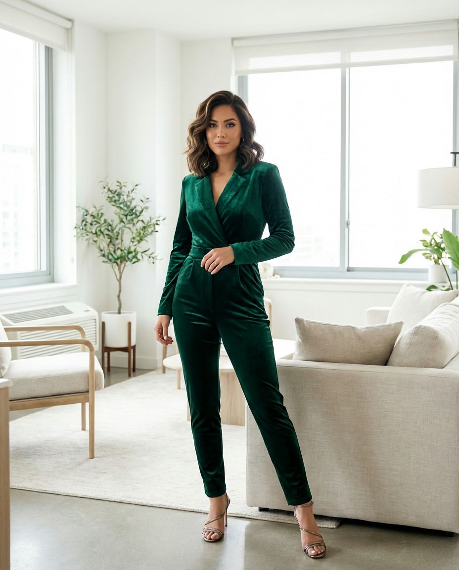 Glamorous Feather-Trimmed Dress with a perfect birthday outfit