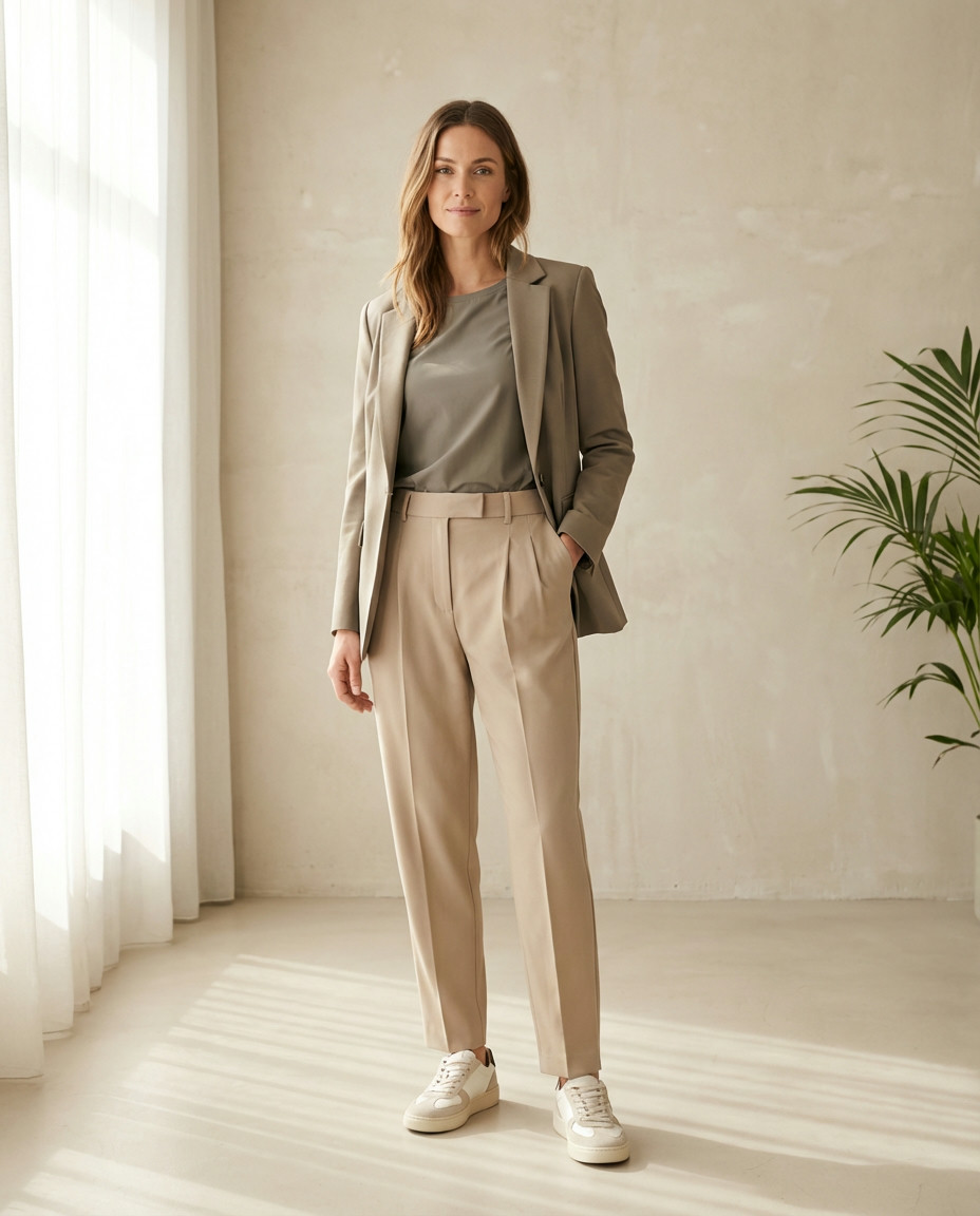 The Cozy yet Chic Winter Cardigan and Blouse