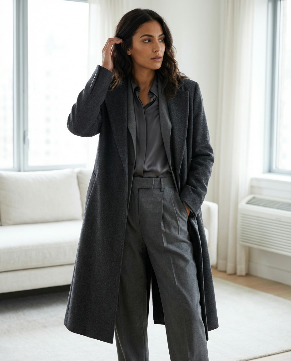 Men's Gilet Under a Suit Jacket