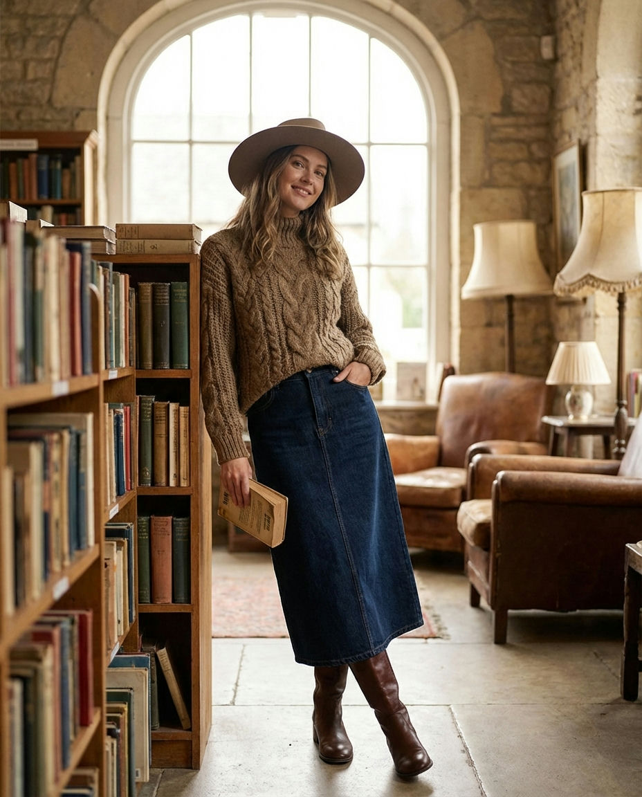 Cozy Autumn Knitwear for Curvy Comfort