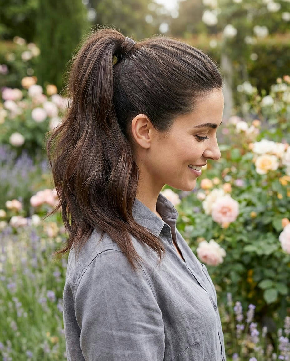 Glamorous Curls with a Side Sweep