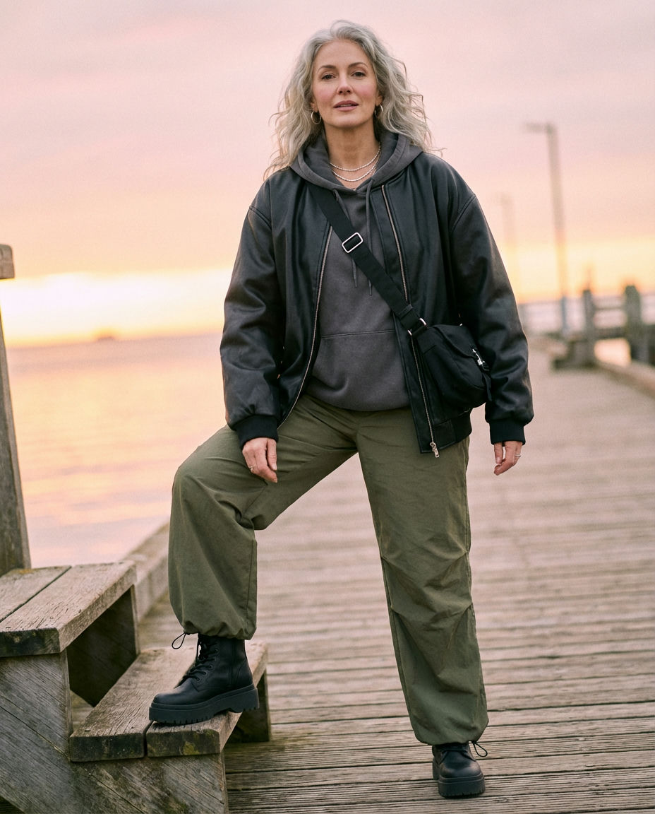 Elevated Goth-Chic for Rain