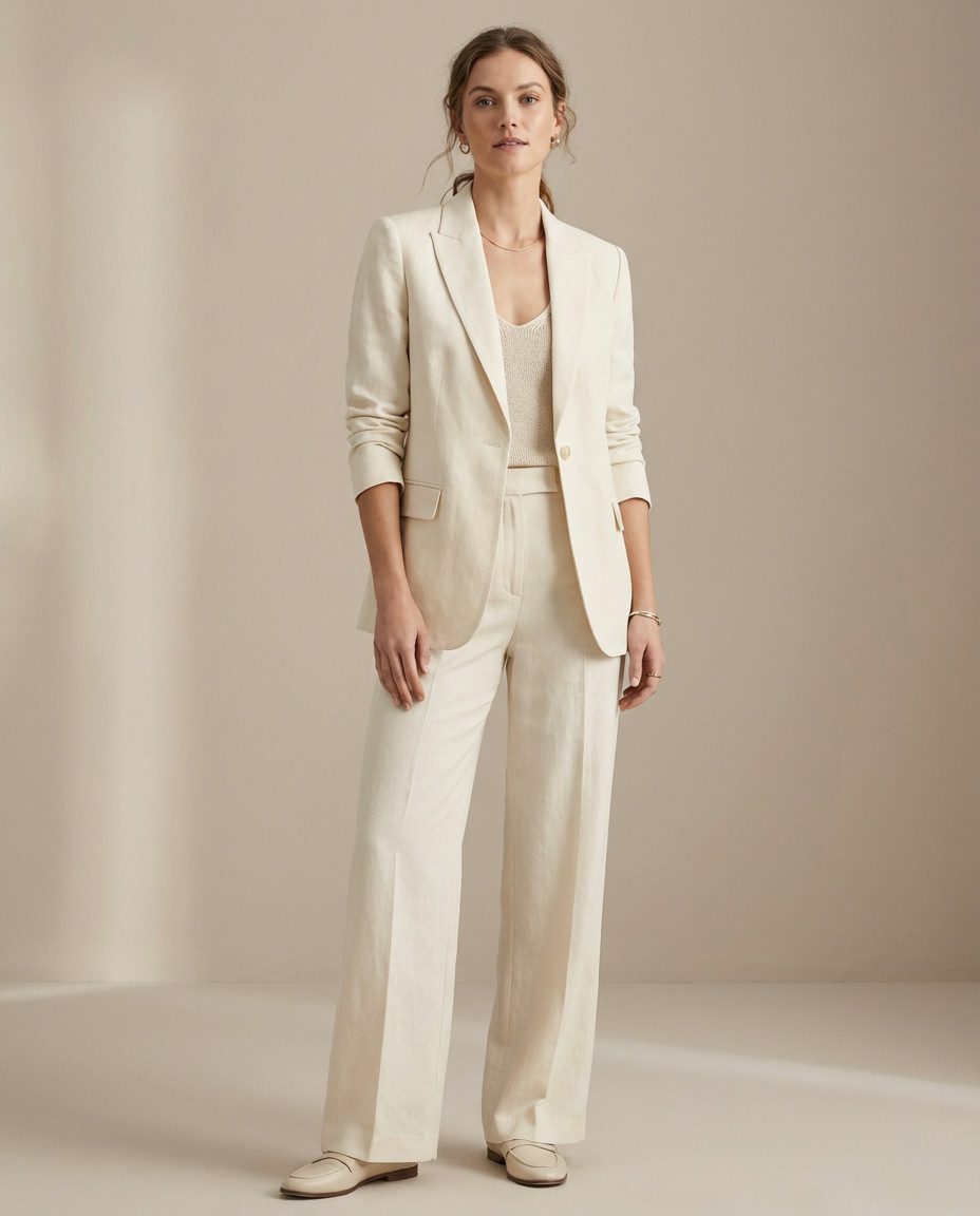 Structured Blouse and Tailored Shorts for Summer