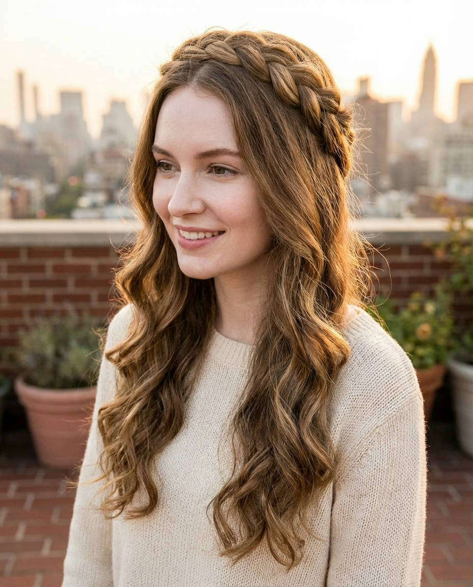 Simple Low Bun for Thin Hair