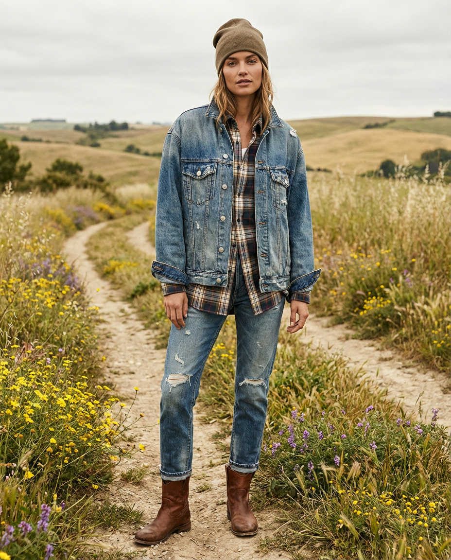 Distressed Details for an Edgy Vibe