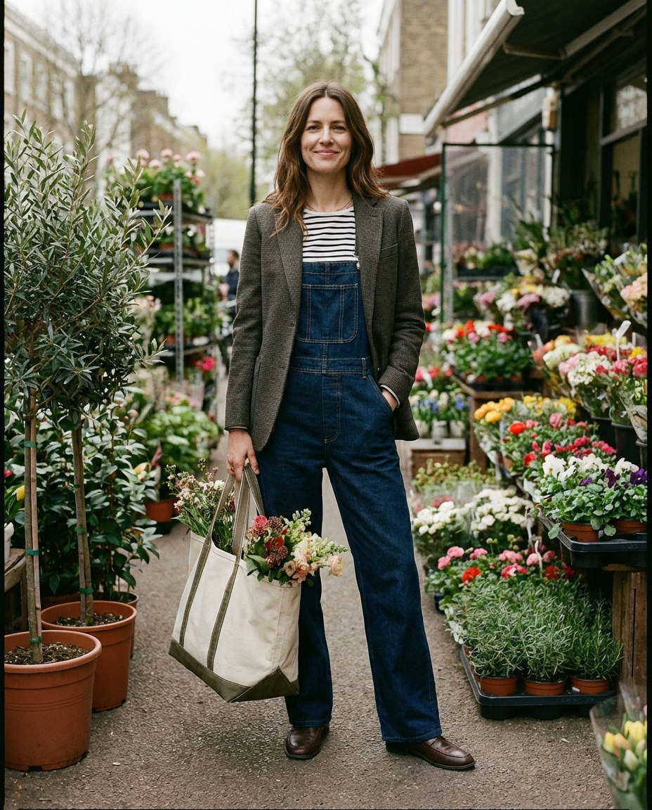 Chic Overalls for Black Women: Fitted Leather Overalls