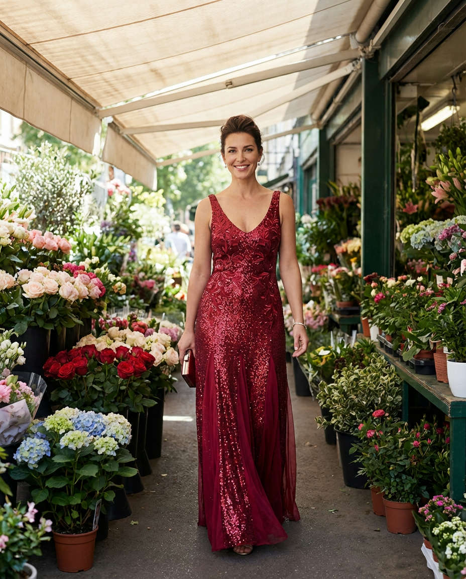 Utility-Chic Cargo Maxi Dress