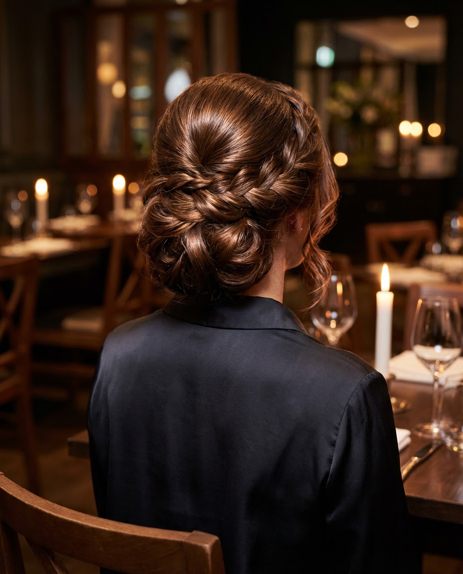 Chic Side Part with Deep Waves