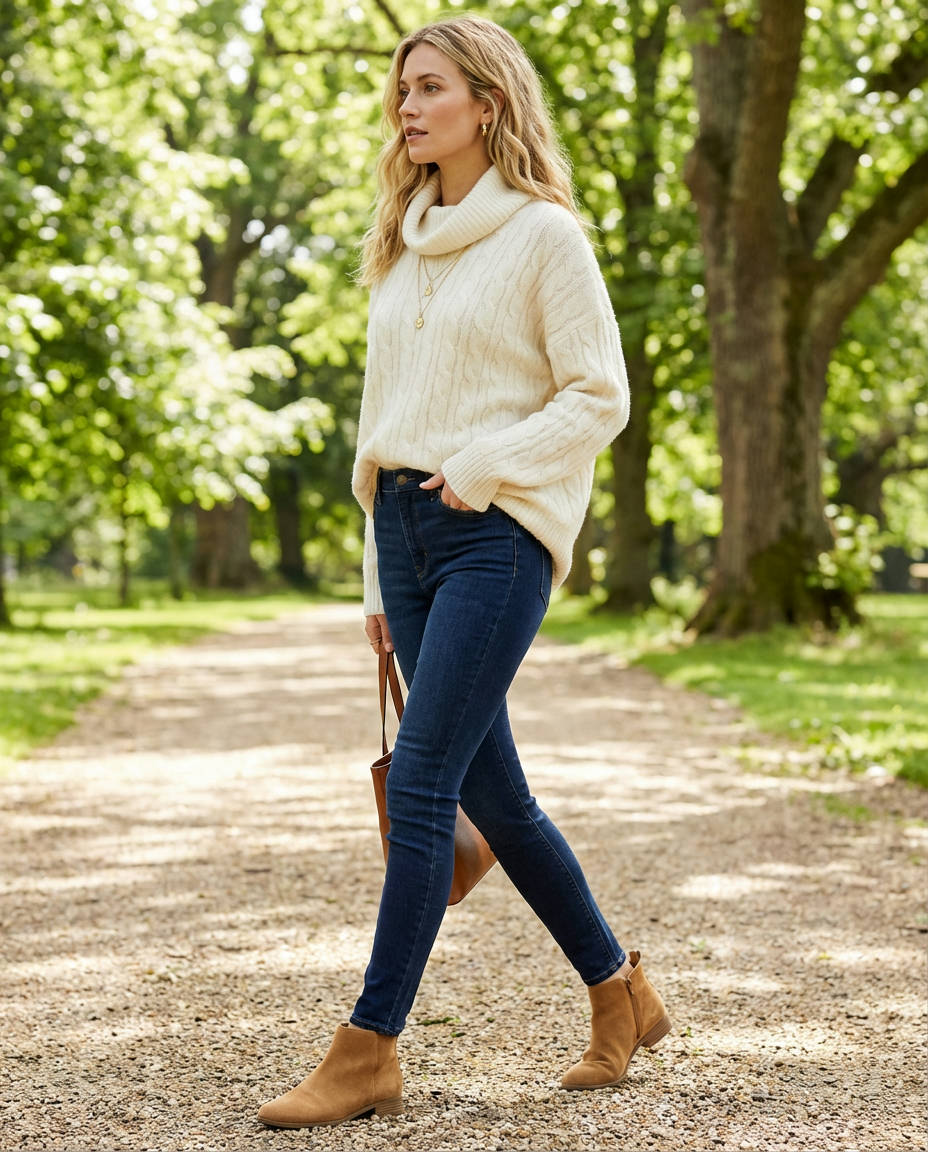 Sleek Black Bootcut for a Winter Brunch