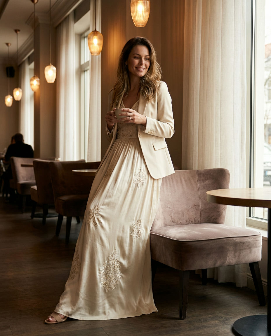 Burgundy Velvet Dresses for Autumnal Nuptials