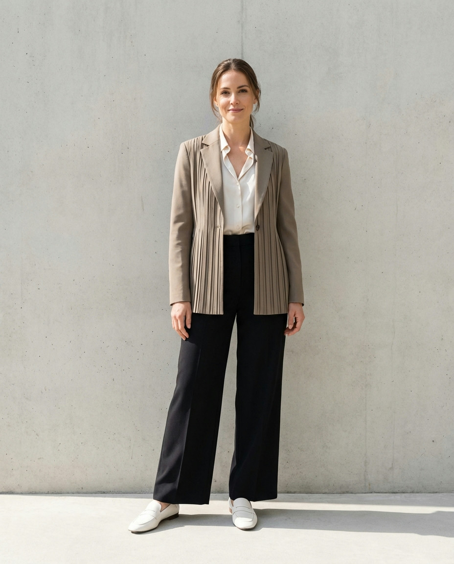 Sophisticated-Overalls-with-a-Silk-Blouse