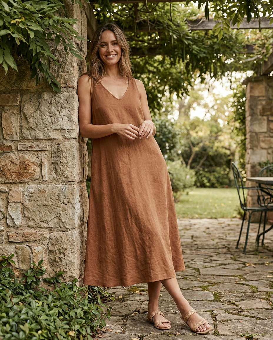 Playful Feather Trim Dress