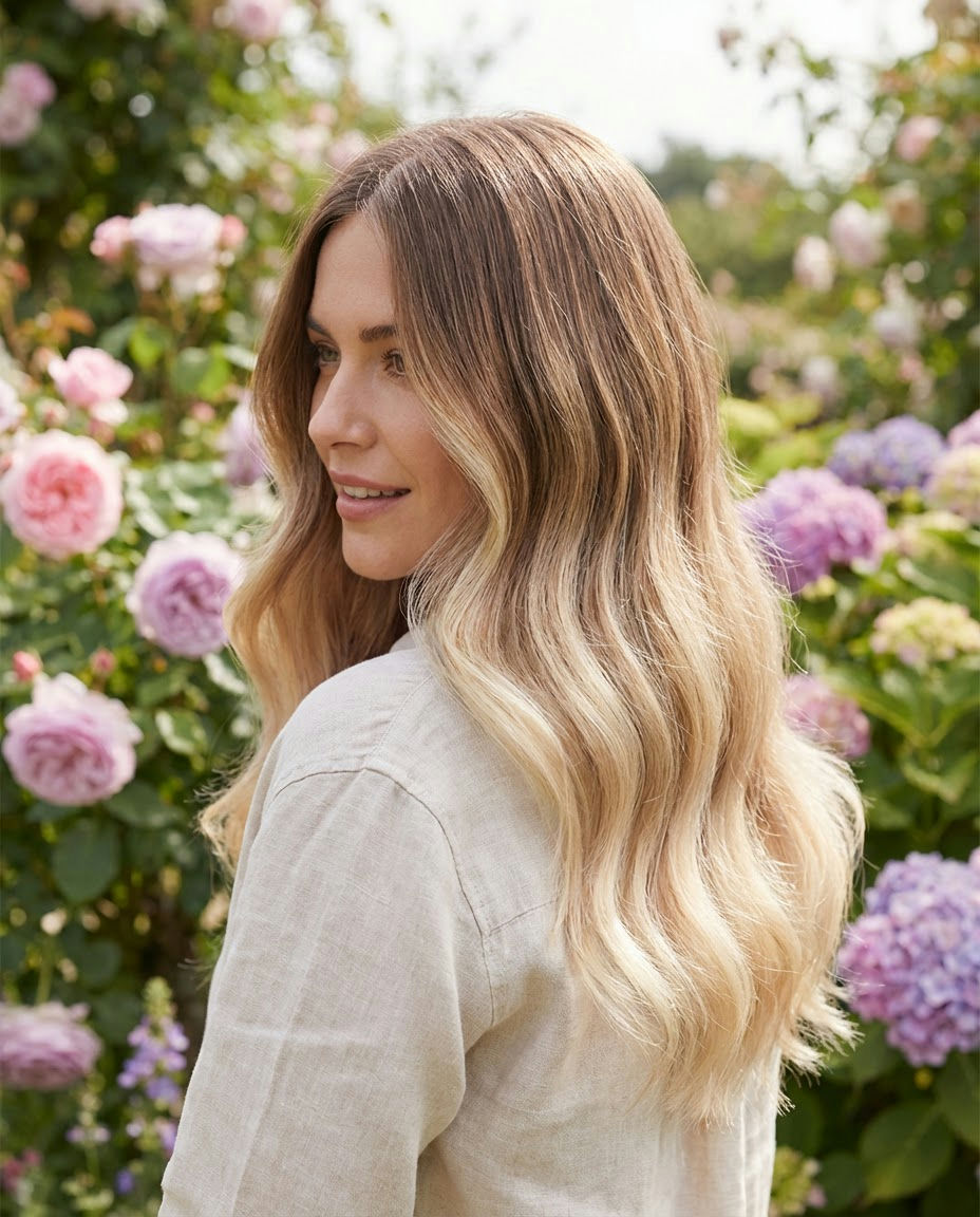 Modern Shag with Golden Highlights