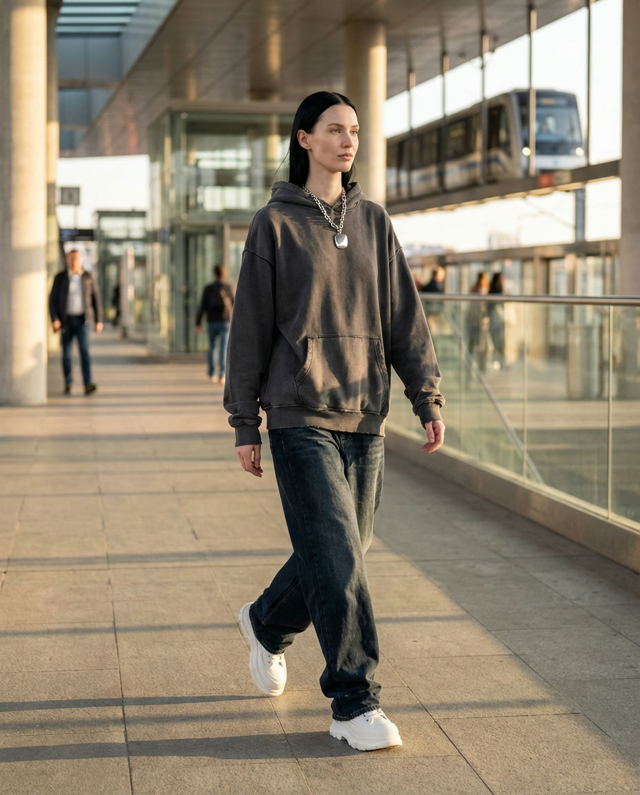 Athleisure Infusion 90s Spandex and Sneakers