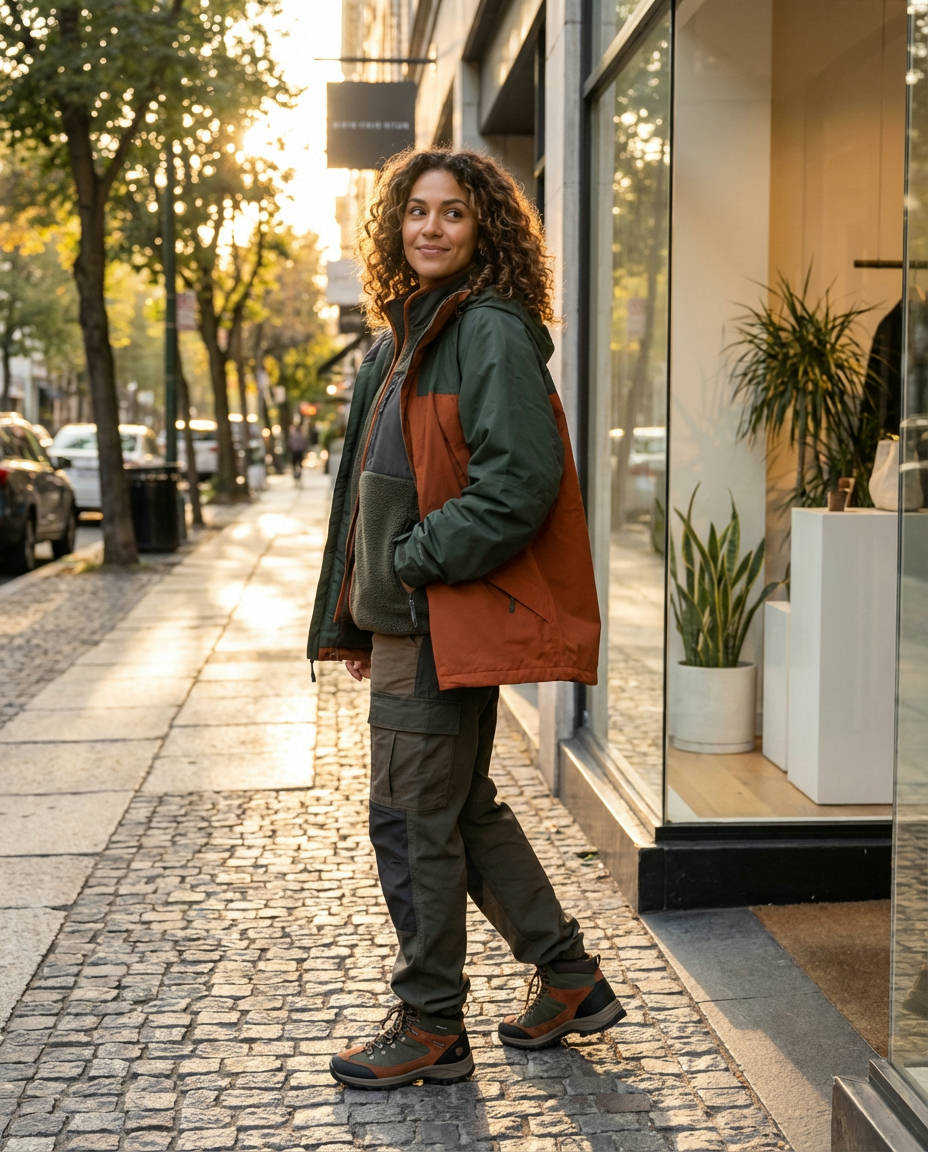 Menswear-Inspired Vest & Wide-Leg Pants