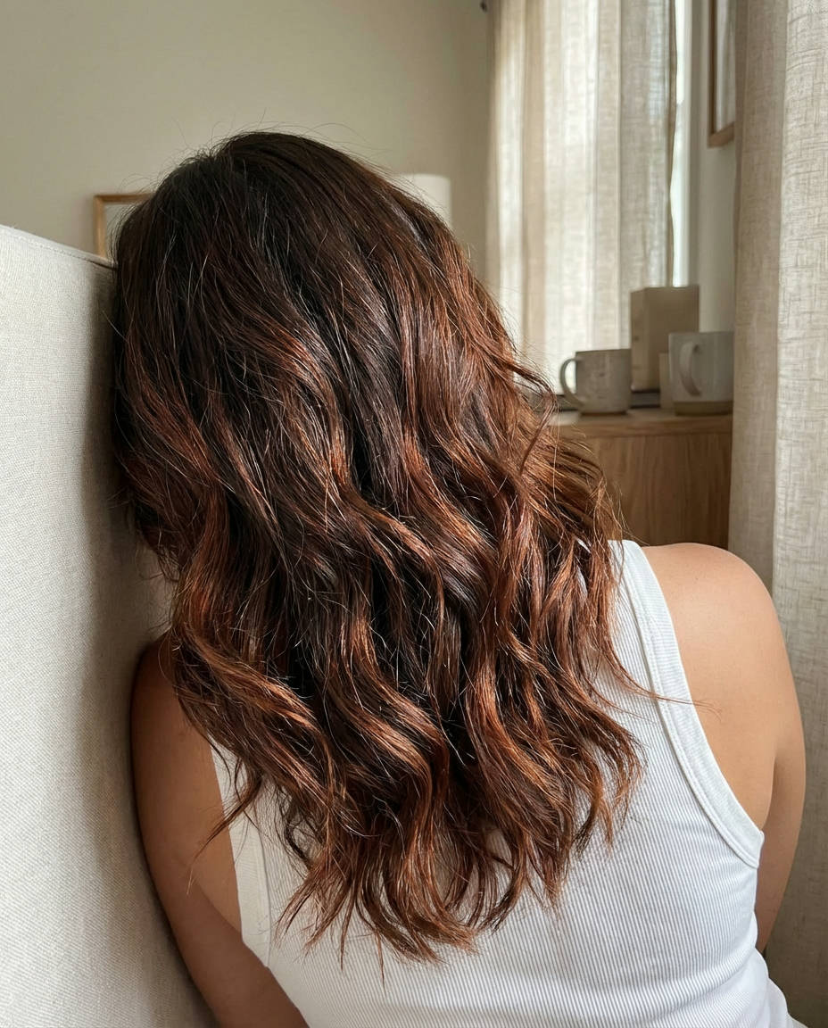 Deep Burgundy Brown