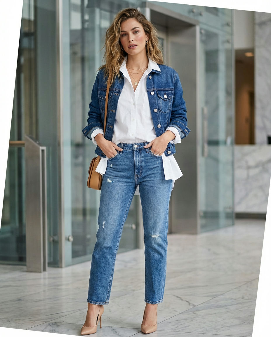 The Deconstructed Denim Duo