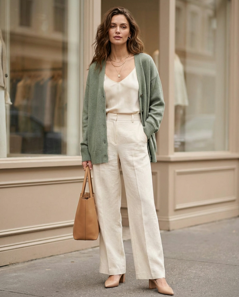 Elevated Denim with a Blouse & Loafers