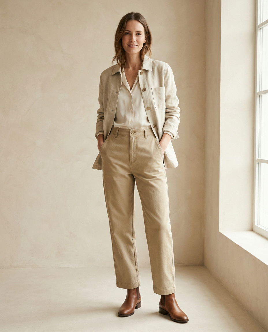 The Elegant Pleated Skirt and Fine Knit Top