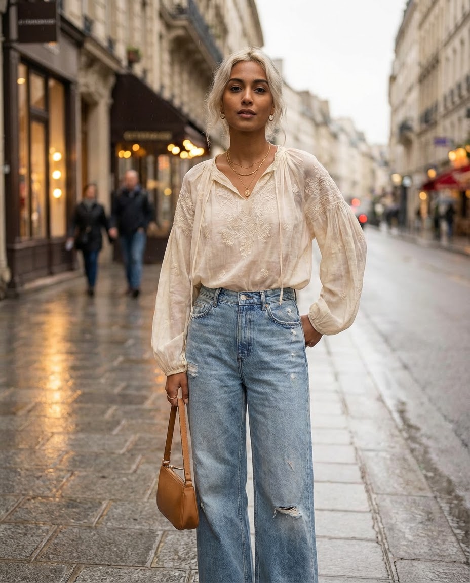 Statement Skirt & Simple Top