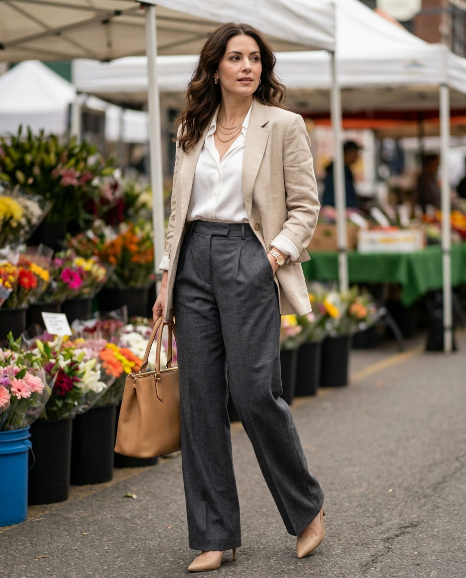 The Luxe Knit & Tailored Culottes Combo
