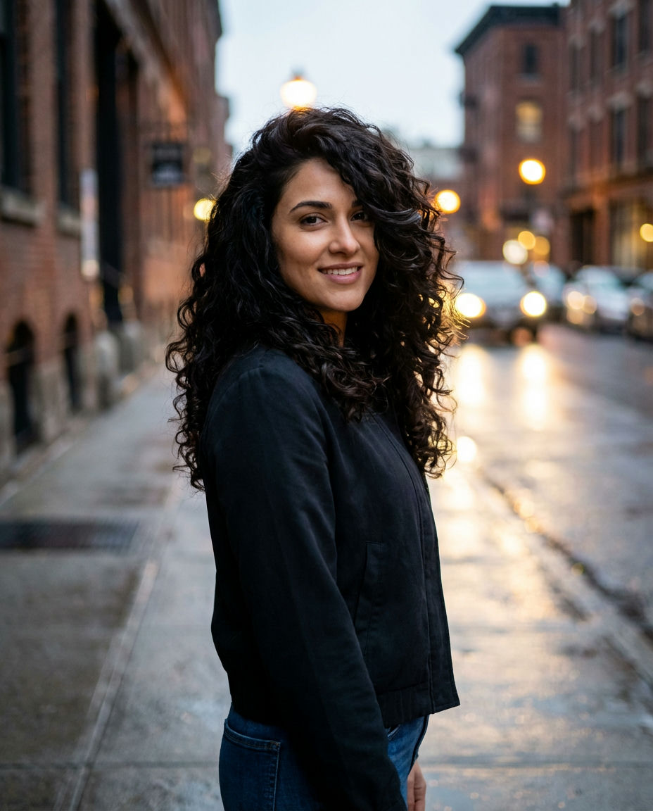 Spiraled Curls for a Dramatic Evening Statement