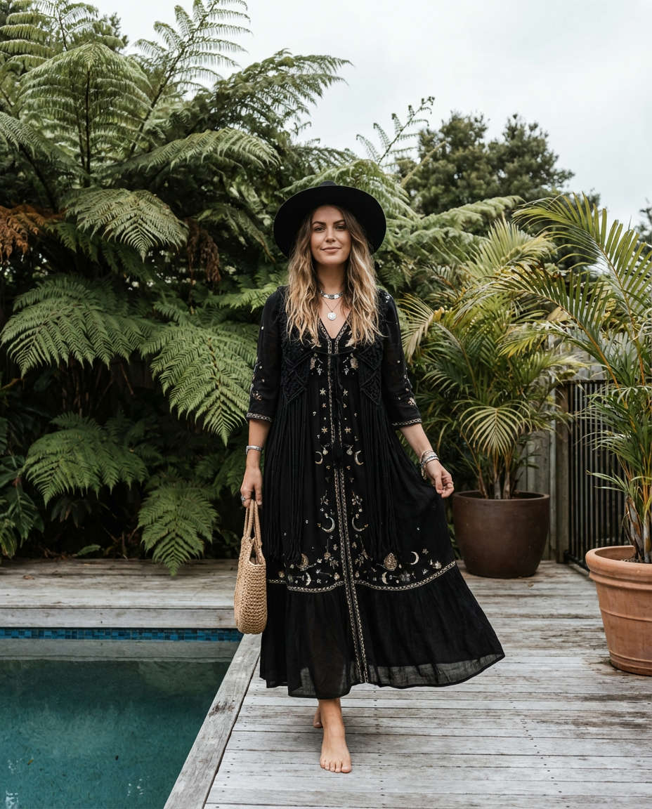 Boho Crystal Witch