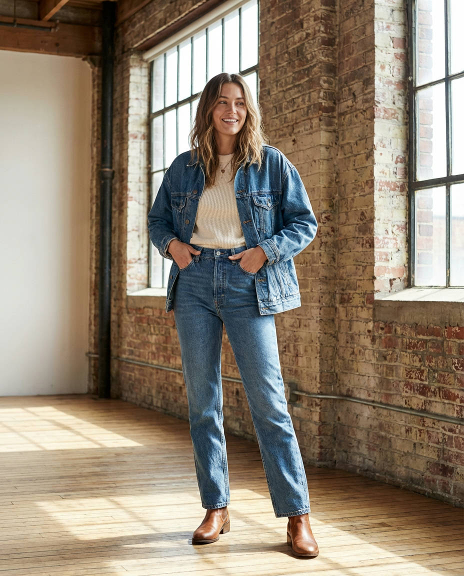 Denim-Dress-for-Effortless-Style