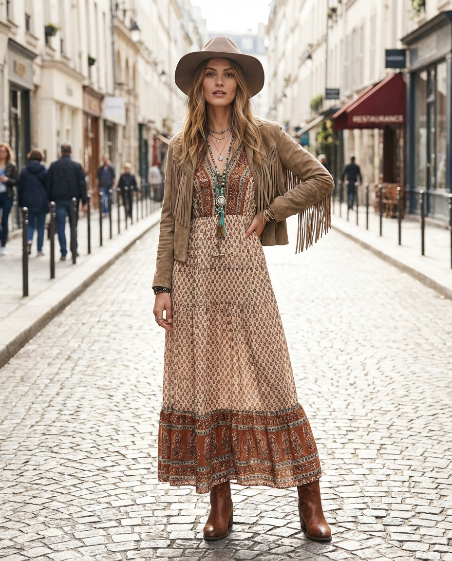 1. Effortless Maxi Boho Chic