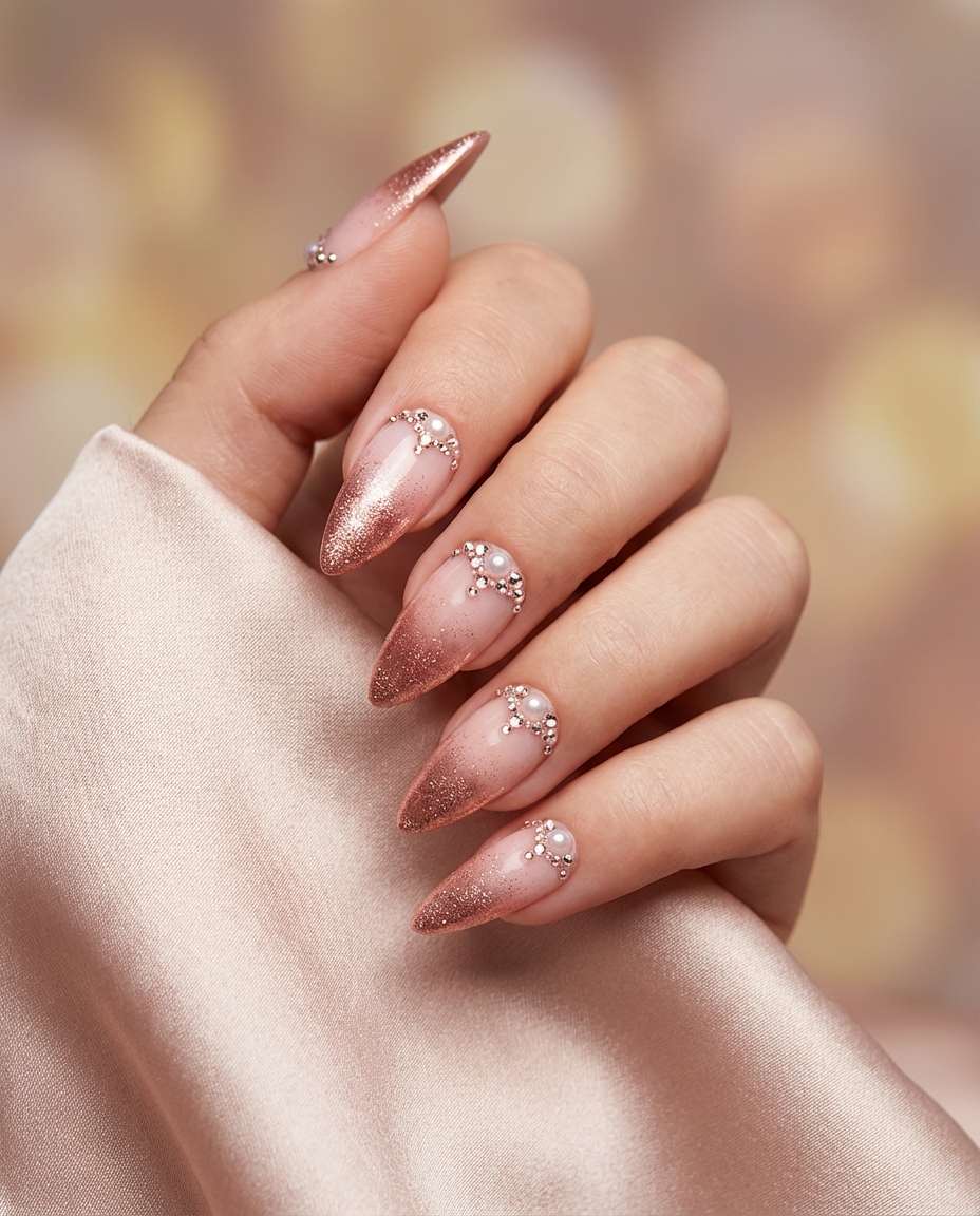 5. Jeweled Ombre Stiletto