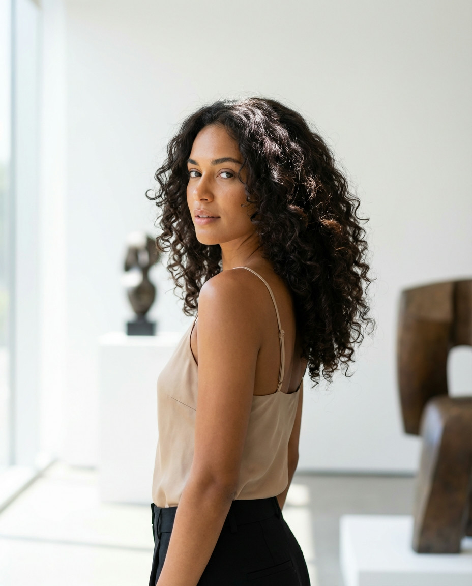 Playful Short Wavy Weave with Bangs