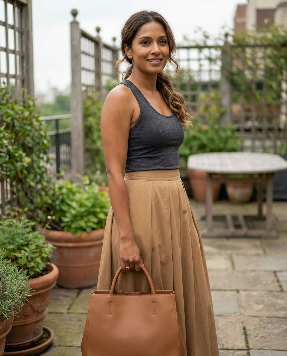 Korean-Inspired Pleated Skirt