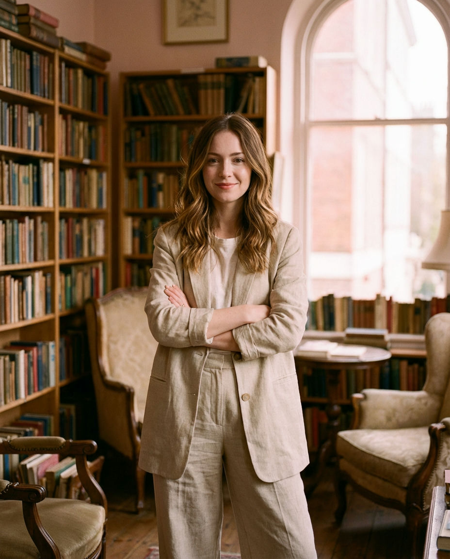 Checkered Blazer on the Shoulders