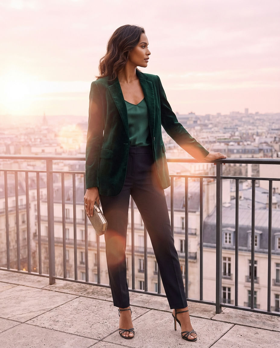 Athleisure Blazer and Sweatpants