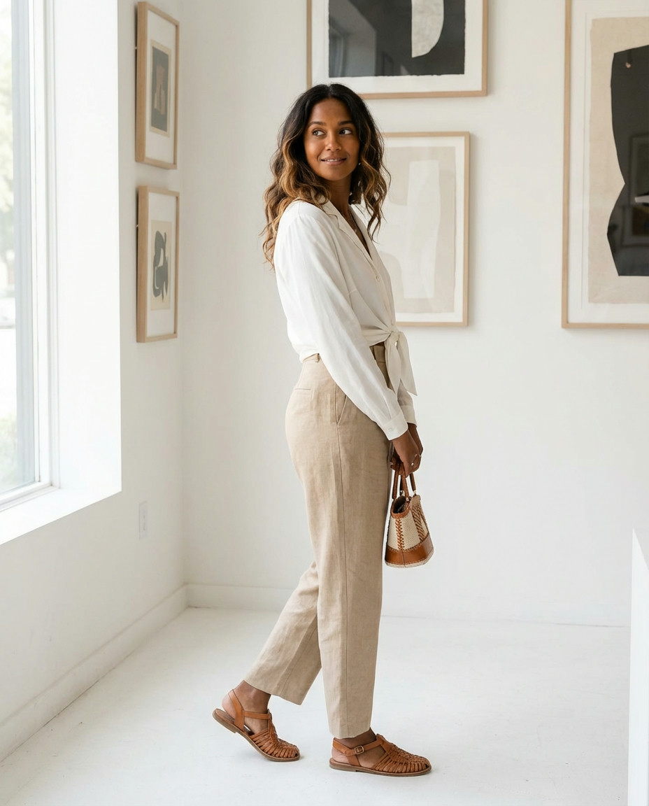 Tailored Shorts & Oversized Blazer