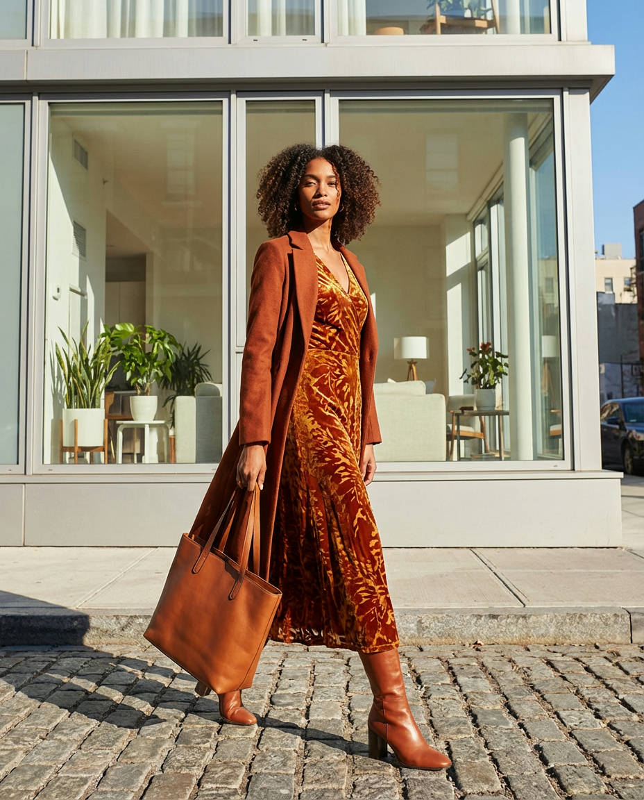 Velvet Burnout Formal Patterns for Autumn Events