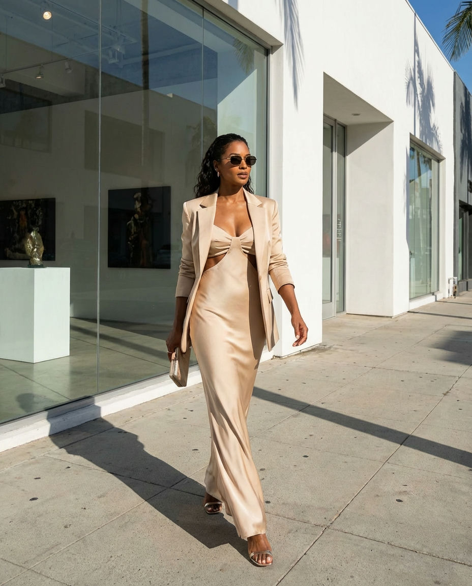 The Power Suit in Pastels