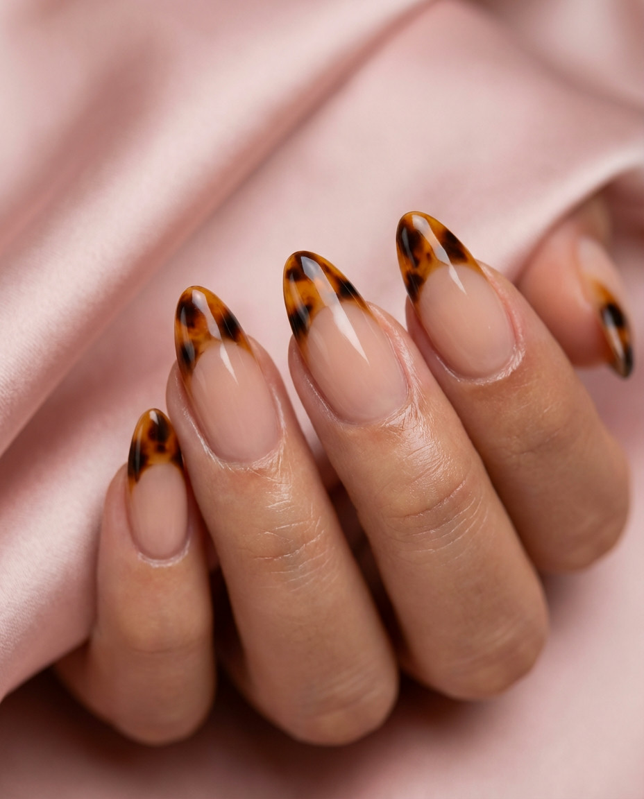 Confetti French Tips