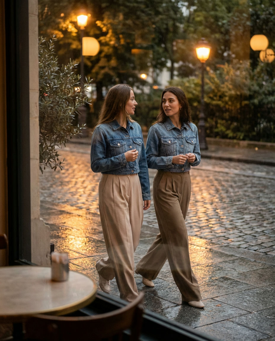 Oversized Denim Jackets: Effortless Cool Girl Aesthetic