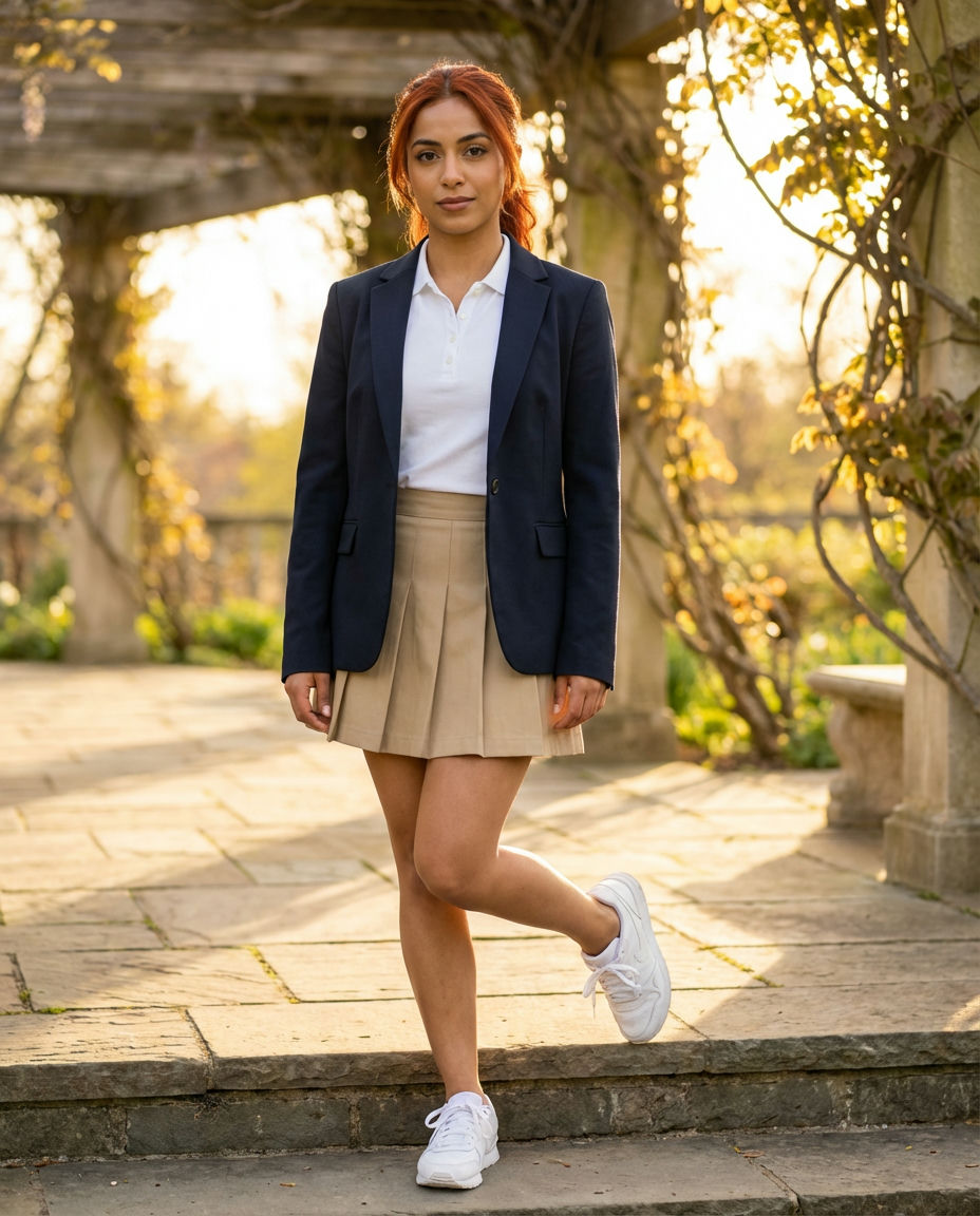 Tailored Shorts & Blazer Duo