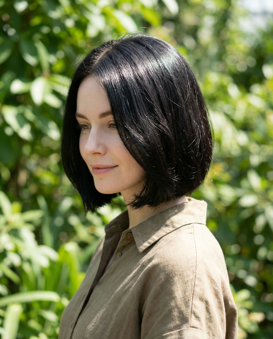 Classic Black Bob Quick Weave