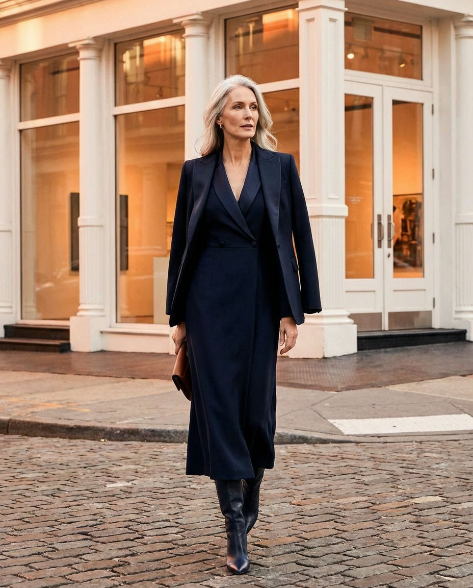 Tailored Formal Tuxedo Dresses for Modern Edge