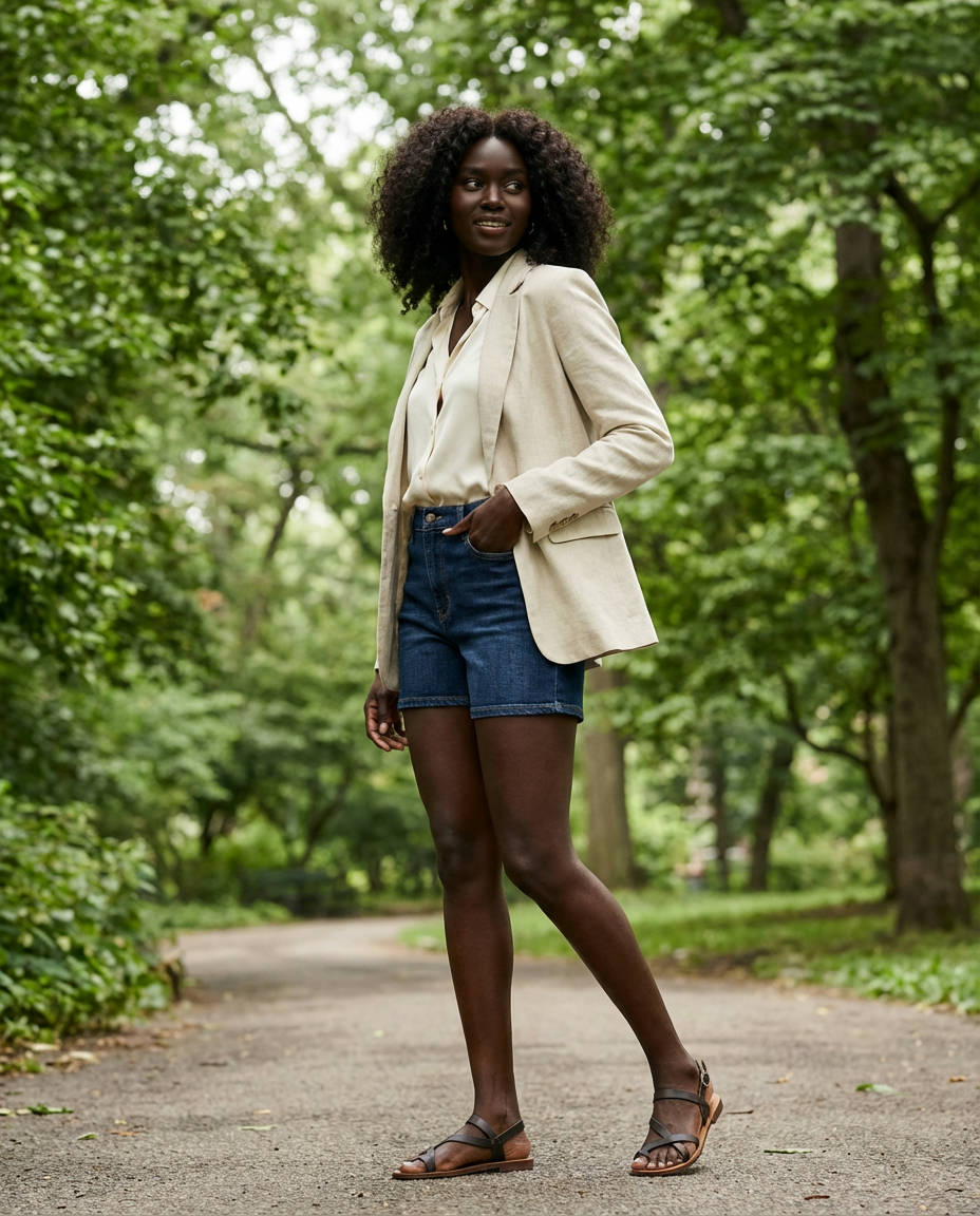 Utility Jumpsuit & Chunky Sneakers
